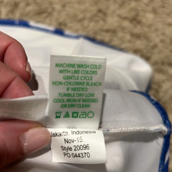 Lilly Pulitzer Purple/Periwinkle Blue White Women's Dress Small - Picture 5 of 10